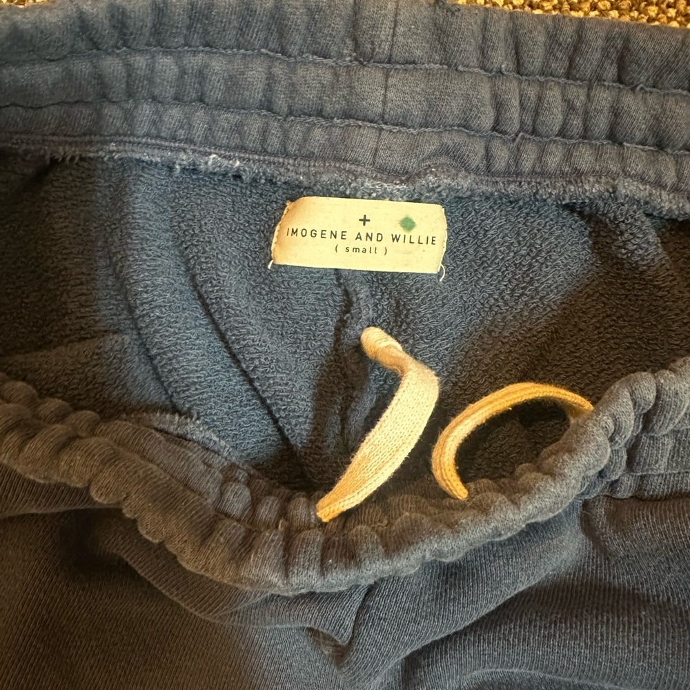 Imogene + Willie navy blue jogger sweatpants - Picture 2 of 2